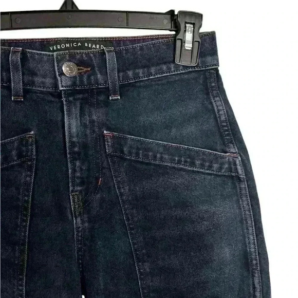 VERONICA BEARD CHARLIE BARREL LEG HIGH RISE 24 - Picture 5 of 10